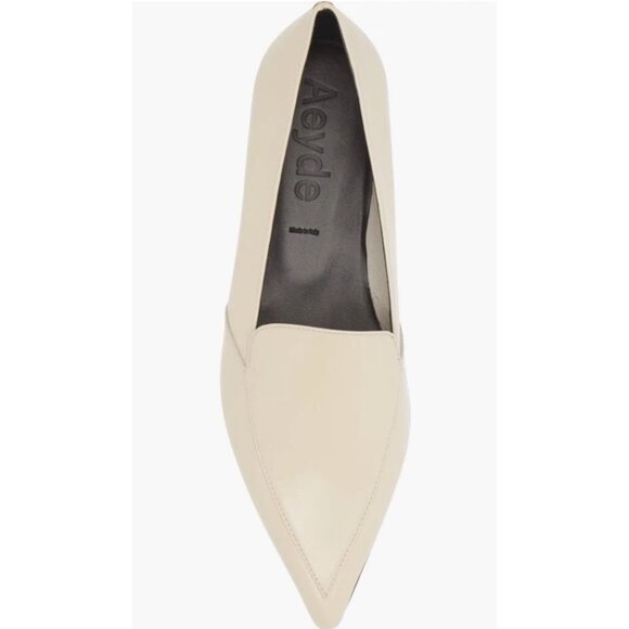 Aeyde Martha Pointed Toe Flats in Creamy  Size EU 36 / US 6 - Picture 4 of 13